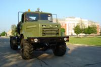 Right hand drive KrAZ-6322 are transfered to customer