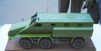 Scale model of new armored MRAP by Kamaz