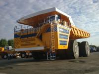 Belaz presents the biggest dump truck in the world 