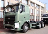 MAZ presents a 5th generation 3-axle chassis 6312M7