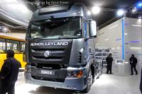 Ashok Leyland launches Euro 6 truck with a new engine Neptune at the Auto Show 2016 