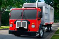 Peterbilt showcased a new refuse truck Model 520 