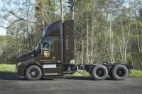Freightliner showcased Cascadia CNG trucks