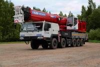 MZKT developed the 10x10 chassis for a 100-ton crane