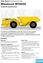 Atlas Copco Minetruck MT6020