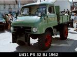 Unimog 411 with a closed cabin