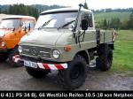 Unimog 411 with a closed cabin